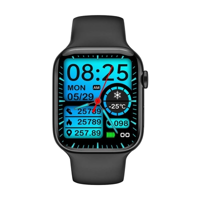 Android-Edelstahl Smartwatch mit Taschenlampe Siri Chat On