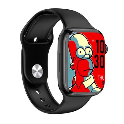 Mann-Eignungs-Verfolger Smartwatch mit M2 tragen ankommende abgehende Rufe
