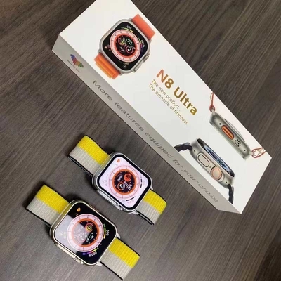 N8 ultra programmierbares Smart Watch auf dem ganzen Bildschirm 49mm der Reihen-8 2,0 Zoll