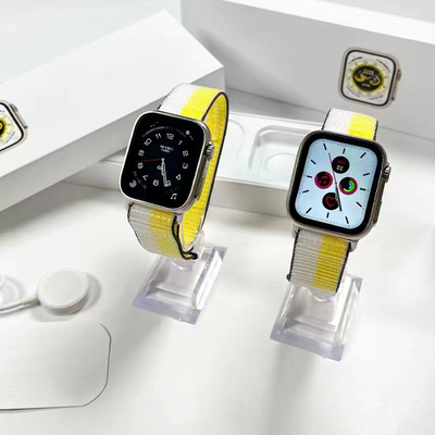 Proultra Android kompatibler Smartwatch 2,02-Zoll-Bildschirm H10, der Doppelknöpfe dreht