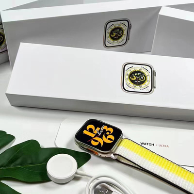 Proultra Android kompatibler Smartwatch 2,02-Zoll-Bildschirm H10, der Doppelknöpfe dreht