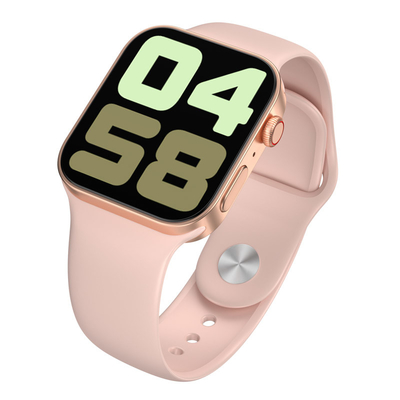 Vollkreis HD buntes T55 plus Smart Watch Rose Gold Smartwatch