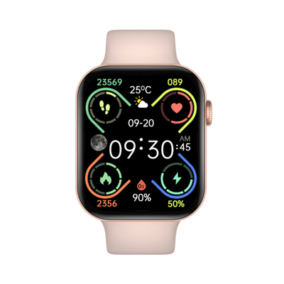 NFC Smartwatch des geteilten Bildschirms 44mm für Android-Handy-Gestalt in Digital-Spielen