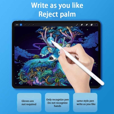 Anti-Mistouch aktiver kapazitiver Pen Stylus Pencil Tilt Sensor 90mAh