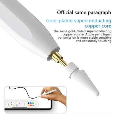 2. Generations-Griffel aktiver kapazitiver Pen With Apple Pencil Tips 140mAh