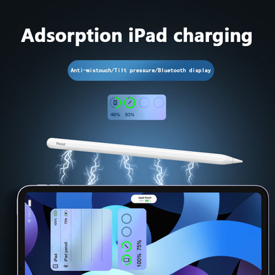 2. Generations-Griffel aktiver kapazitiver Pen With Apple Pencil Tips 140mAh
